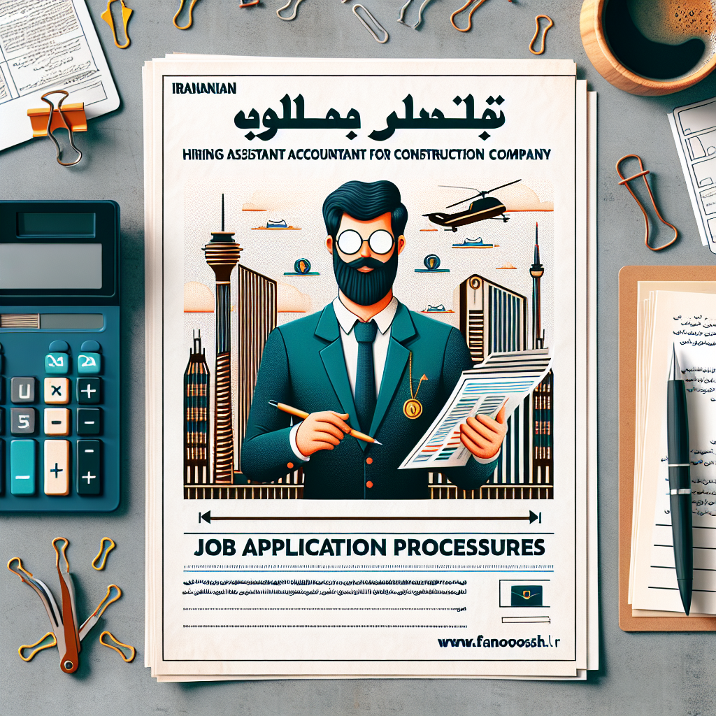 استخدام کمک حسابدار شرکت ساختمانی