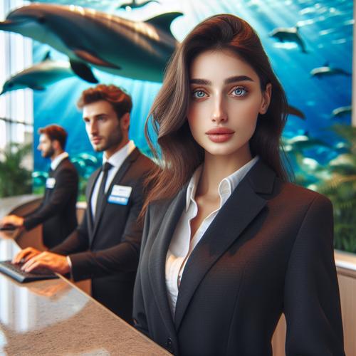 استخدام پذیرشگر خانم در پارک دلفین کیش