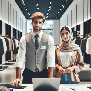 استخدام فروشنده آقا و خانم در فروشگاه پوشاک در کیش با جای خواب و حقوق بالا