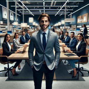 استخدام کارشناس فروش در فروشگاه زنجیره‌ای ام جی هوم _ متراژ در کیش با جای خواب و حقوق بالا